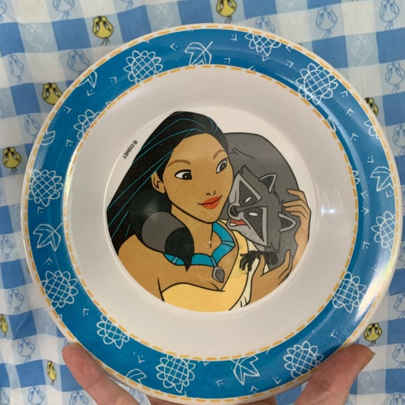 Vintage 90s Disney Pocahontas Plate - Picture 1 of 3